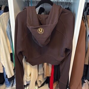 lululemon athletica Brown Scuba Full Zip